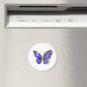 Blume Sapphire Butterfly Magnet (In Situ (Geschirrspüler))