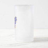 Blume Sapphire Butterfly Mattglas Bierglas (Mittel)