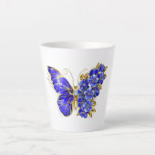 Blume Sapphire Butterfly Milchtasse (Vorderseite)