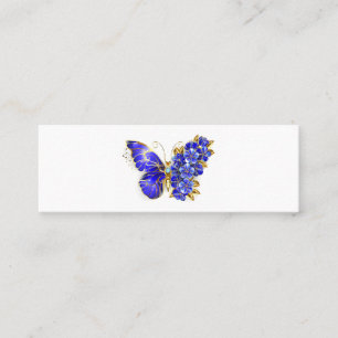 Blume Sapphire Butterfly Mini Visitenkarte
