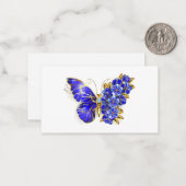 Blume Sapphire Butterfly Mitteilungskarte (Vorderseite/Rückseite Beispiel)