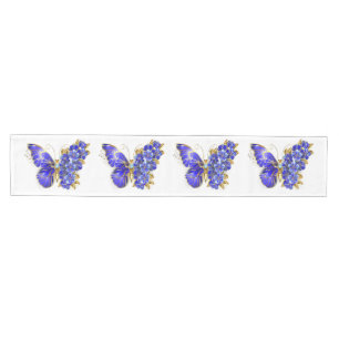 Blume Sapphire Butterfly Mittelgroßer Tischläufer