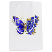 Blume Sapphire Butterfly Mittlere Geschenktüte (Vorderseite)