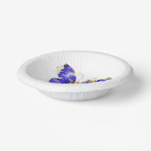 Blume Sapphire Butterfly Pappteller (Gewinkelt)