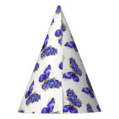 Blume Sapphire Butterfly Partyhütchen (Rückseite)