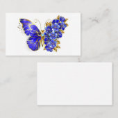 Blume Sapphire Butterfly Platzkarte (Vorne/Hinten)