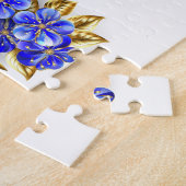 Blume Sapphire Butterfly Puzzle (Seite)