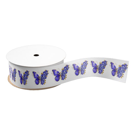 Blume Sapphire Butterfly Ripsband (Spule)