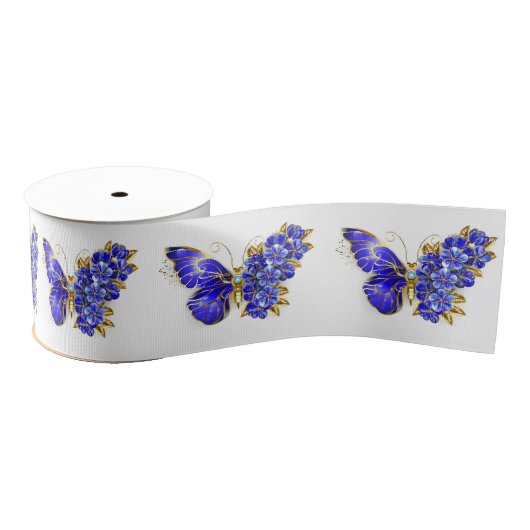 Blume Sapphire Butterfly Ripsband (Spule)