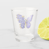 Blume Sapphire Butterfly Schnapsglas (Rückseite)