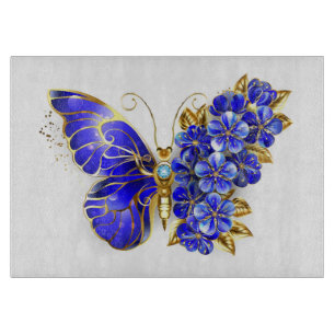 Blume Sapphire Butterfly Schneidebrett