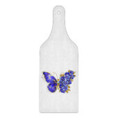 Blume Sapphire Butterfly Schneidebrett (Vorderseite)