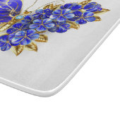 Blume Sapphire Butterfly Schneidebrett (Ecke)