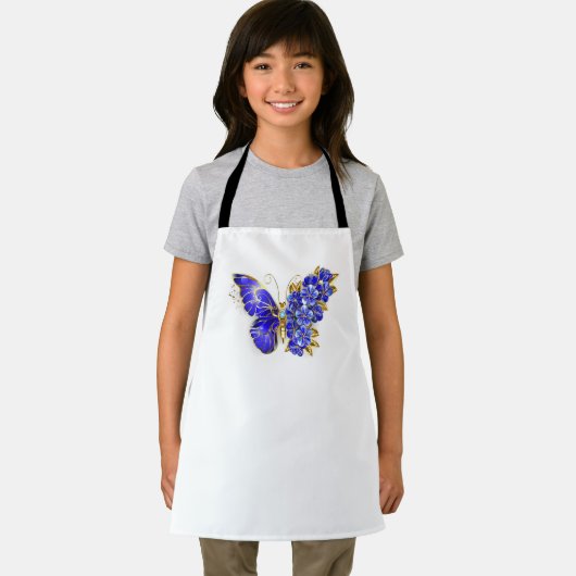 Blume Sapphire Butterfly Schürze (Insitu)