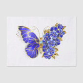 Blume Sapphire Butterfly Seidenpapier (Vorderseite)
