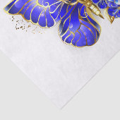 Blume Sapphire Butterfly Seidenpapier (Ausschnitt)