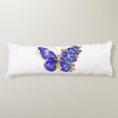 Blume Sapphire Butterfly Seitenschläferkissen (Vorderseite)