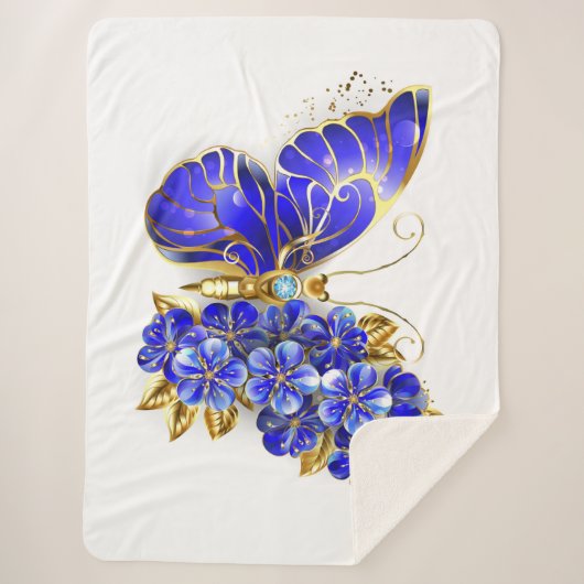 Blume Sapphire Butterfly Sherpadecke (Vorderseite)