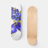 Blume Sapphire Butterfly Skateboard (Vorderseite)