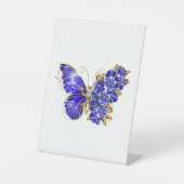 Blume Sapphire Butterfly Sockelschild (Vorderseite)