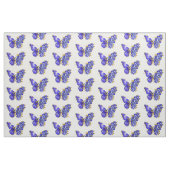 Blume Sapphire Butterfly Stoff (Fat Quarter (45,7 x 55,9 cm))