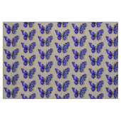 Blume Sapphire Butterfly Stoff (Fat Quarter (45,7 x 55,9 cm))