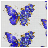 Blume Sapphire Butterfly Stoff (Nahaufnahme)