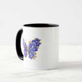 Blume Sapphire Butterfly Tasse (Vorderseite Links)