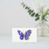 Blume Sapphire Butterfly Treuekarte (Stehend Vorderseite)