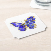 Blume Sapphire Butterfly Untersetzer (angewinkelt)
