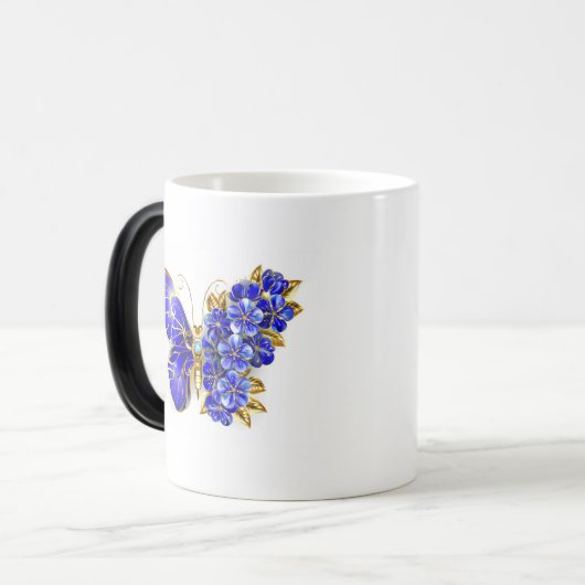 Blume Sapphire Butterfly Verwandlungstasse (Vorderseite Links)