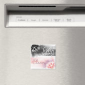 Blume - sauber oder schmutzig magnet (In Situ (Geschirrspüler))