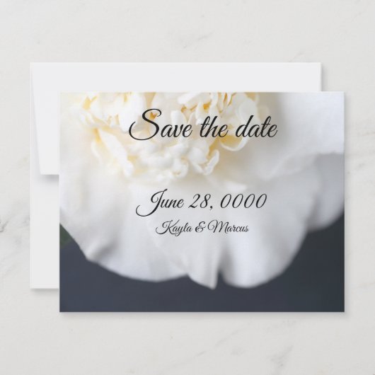 Blume Save The Date (Vorderseite)