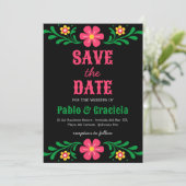 Blume Save the Date Einladung (Stehend Vorderseite)