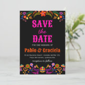  Blume Save the Date Einladung (Stehend Vorderseite)