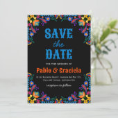 Blume Save the Date Einladung (Stehend Vorderseite)