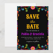 Blume Save the Date Einladung (Vorne/Hinten)