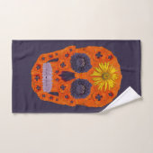 Blume Schädel 1 Badhandtuch Set (Handtuch)