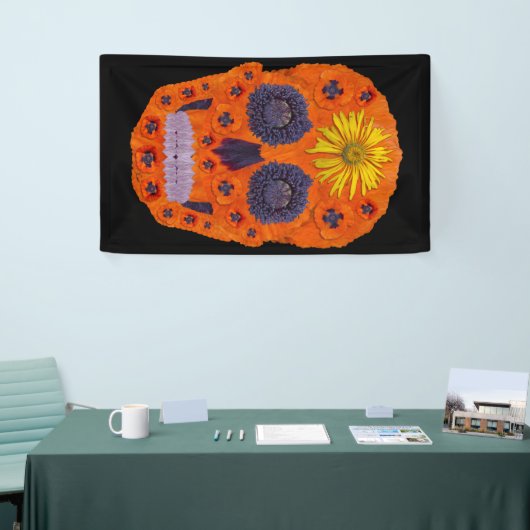 Blume Schädel 1 Banner (Messeveranstaltung)