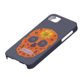 Blume Schädel 1 Case-Mate iPhone Hülle (unten)