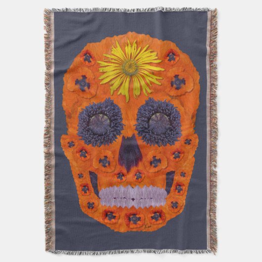 Blume Schädel 1 Decke (Vorderseite Vertikal)