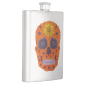 Blume Schädel 1 Flachmann (Rechts)