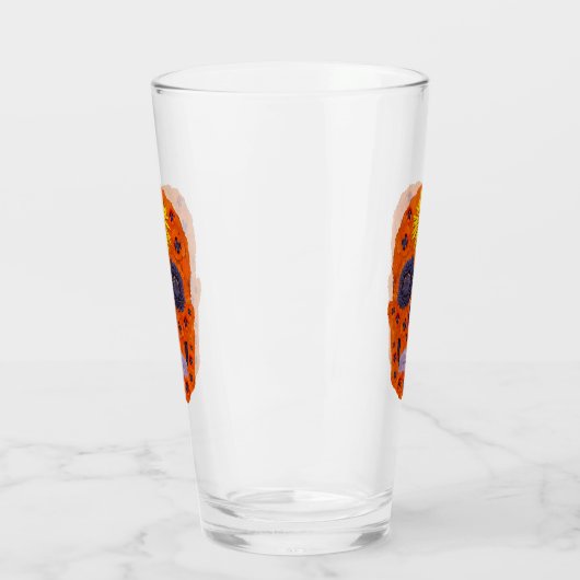 Blume Schädel 1 Glas (Links)