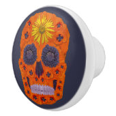 Blume Schädel 1 Keramikknauf (Rechts)