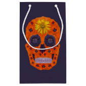 Blume Schädel 1 Kleine Geschenktüte (Rückseite)
