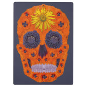 Blume Schädel 1 Klemmbrett (Rückseite)