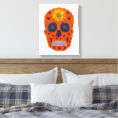 Blume Schädel 1 Leinwanddruck (Insitu (Schlafzimmer))