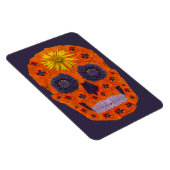 Blume Schädel 1 Magnet (Rechte Seite)