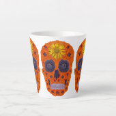 Blume Schädel 1 Milchtasse (Vorderseite)