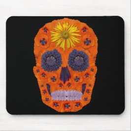 Blume Schädel 1 Mousepad